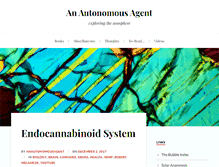 Tablet Screenshot of anautonomousagent.com